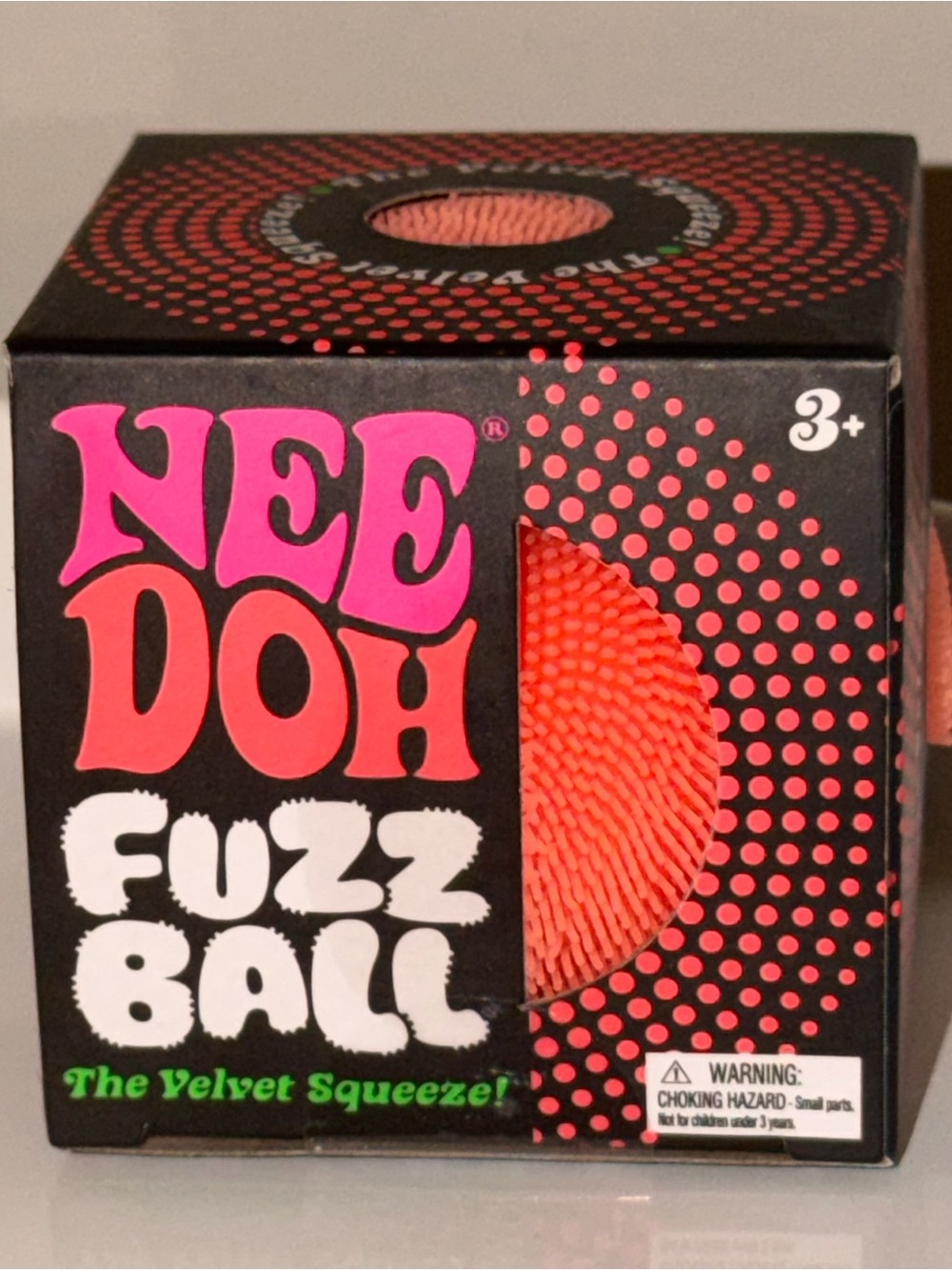 Needoh Schylling Orange Fuzz Ball